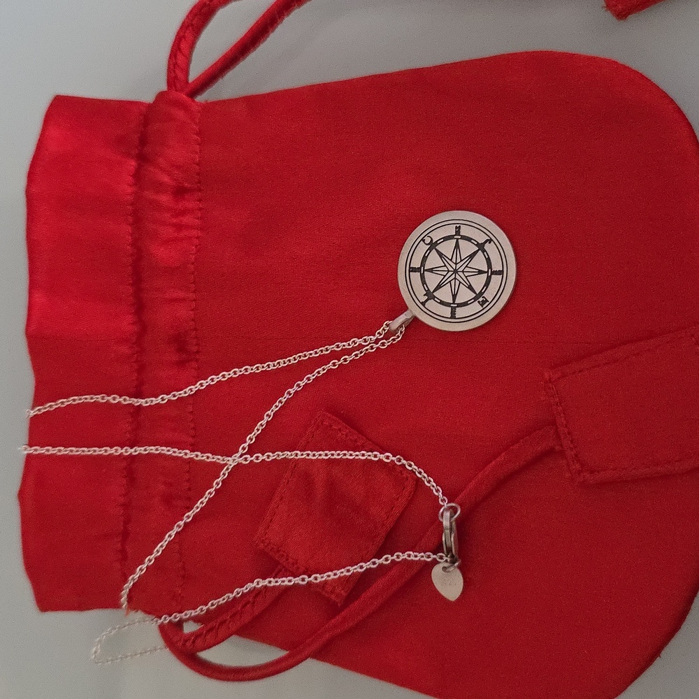 Me&Ro Sterling Silver Compass Pendant - Picture 3 of 7
